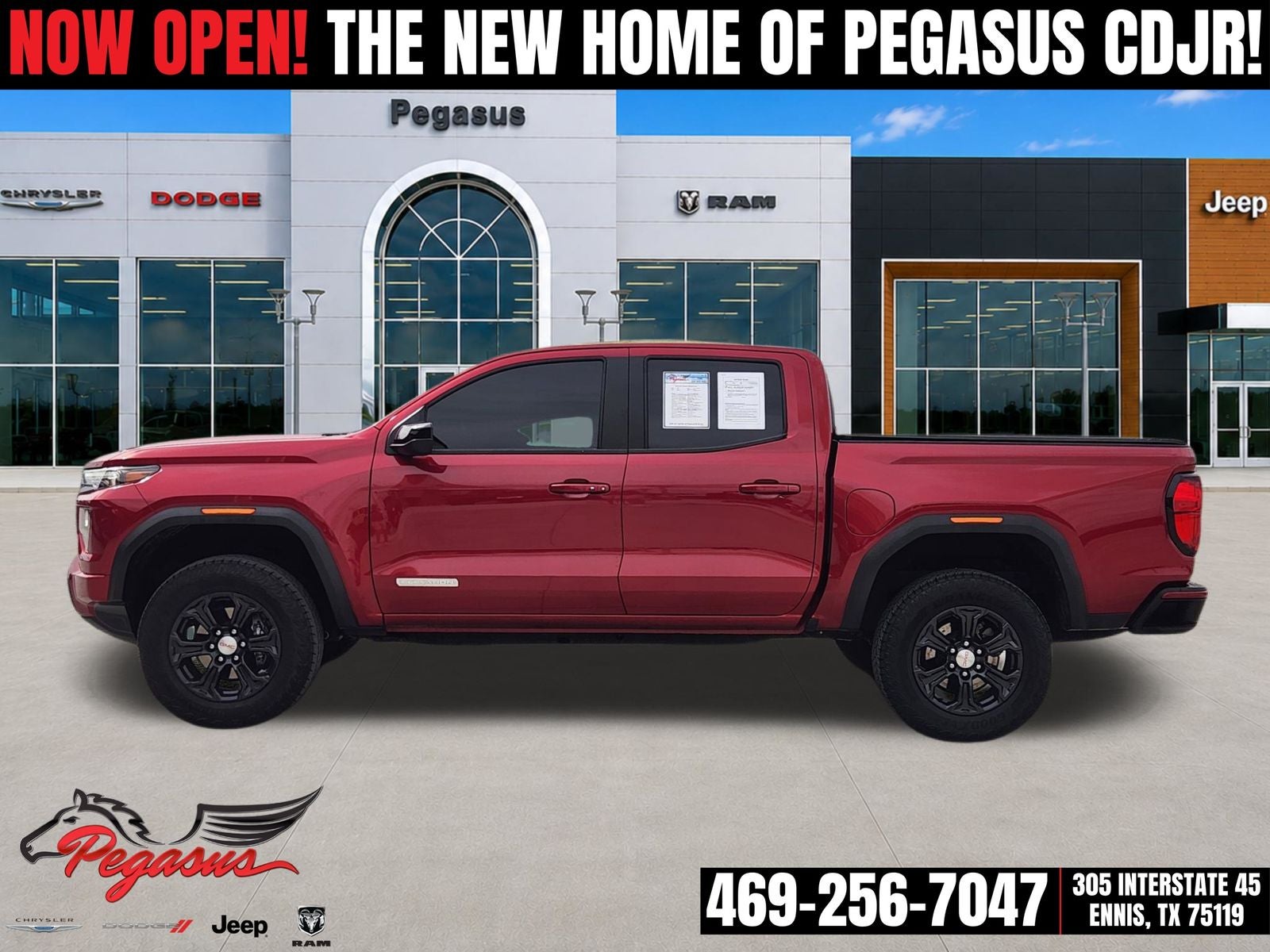 2023 GMC Canyon — rear three-quarter view
