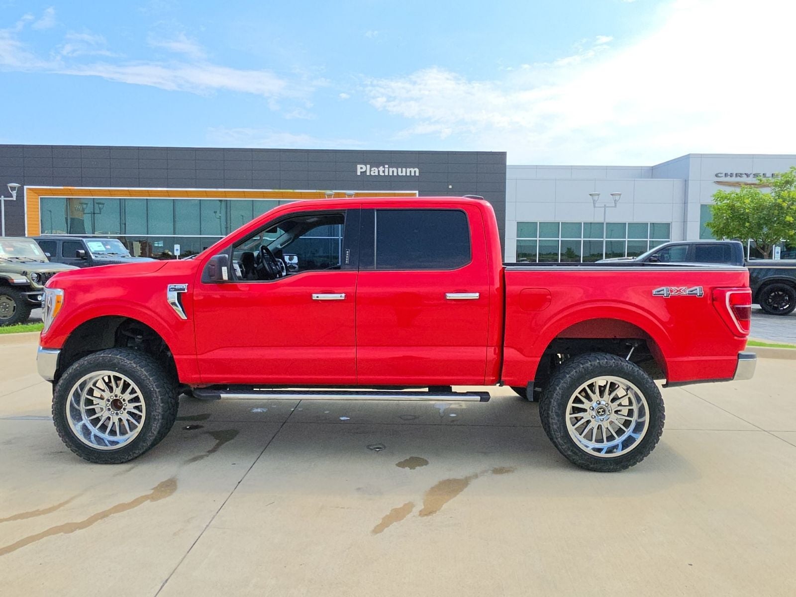 2021 Ford F-150 — side profile view