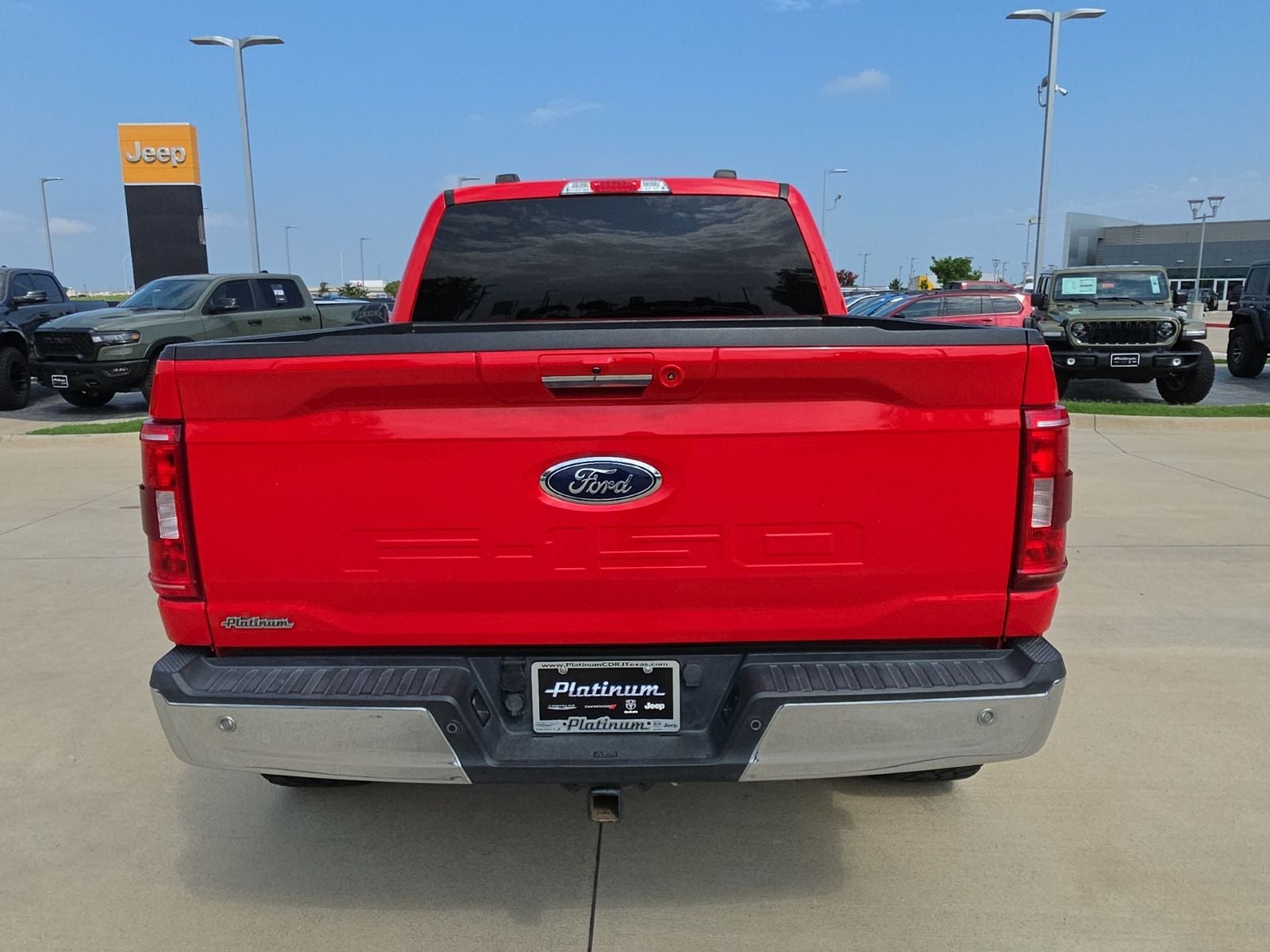 2021 Ford F-150 — interior view