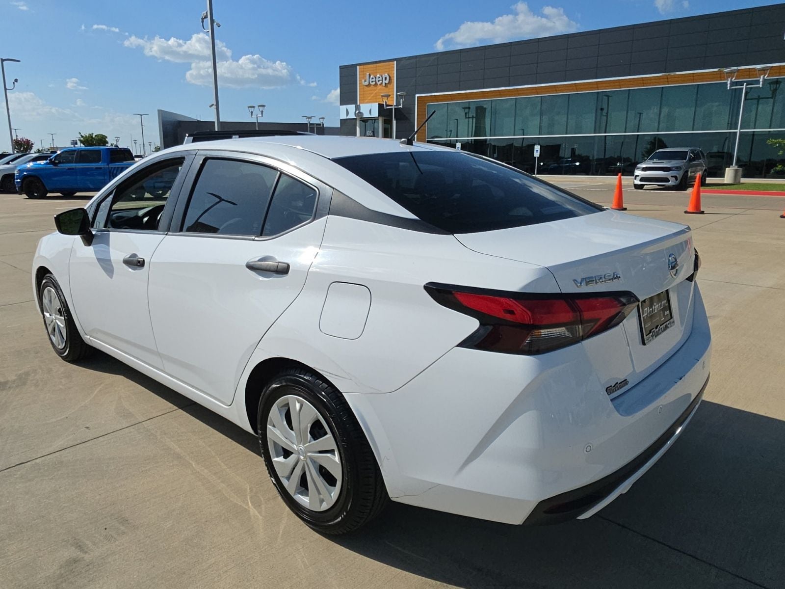 2022 Nissan Versa — rear three-quarter view