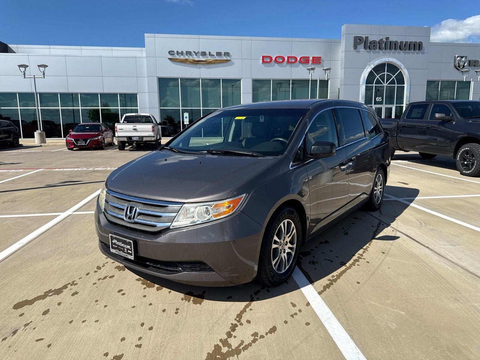 2012 Honda Odyssey EX in Gray — front three-quarter view