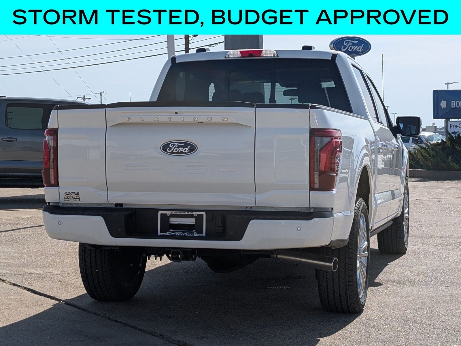 2025 Ford F-150 — rear three-quarter view