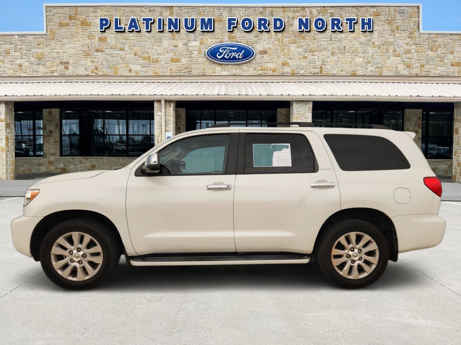 2016 Toyota Sequoia — rear three-quarter view