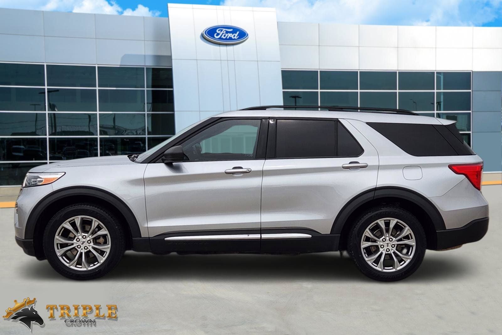 2023 Ford Explorer — rear three-quarter view