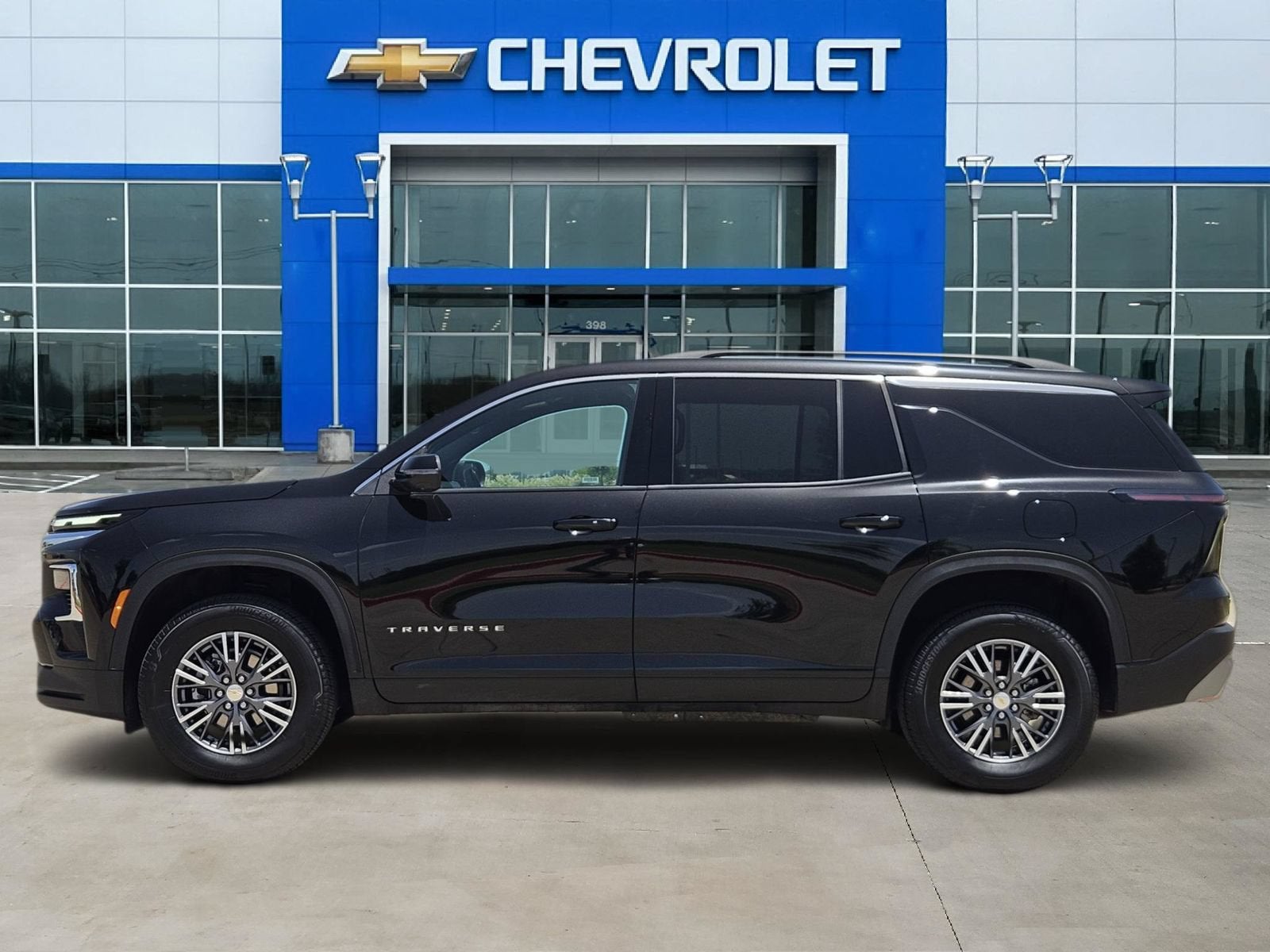 2026 Chevrolet Traverse — rear three-quarter view