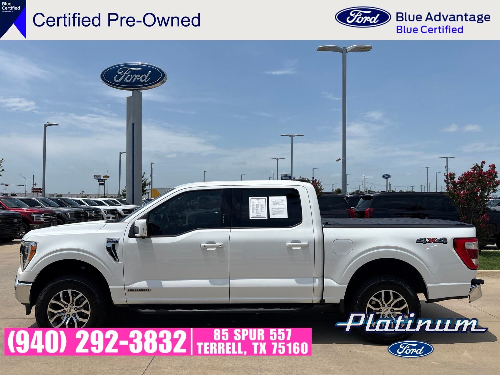2022 Ford F-150 — side profile view