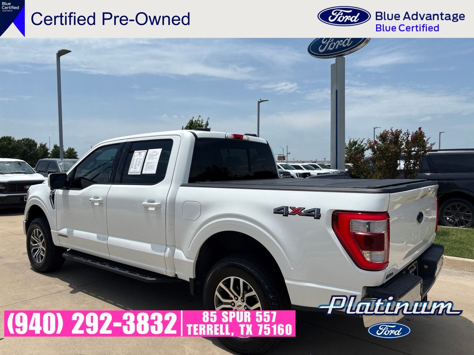 2022 Ford F-150 — rear three-quarter view