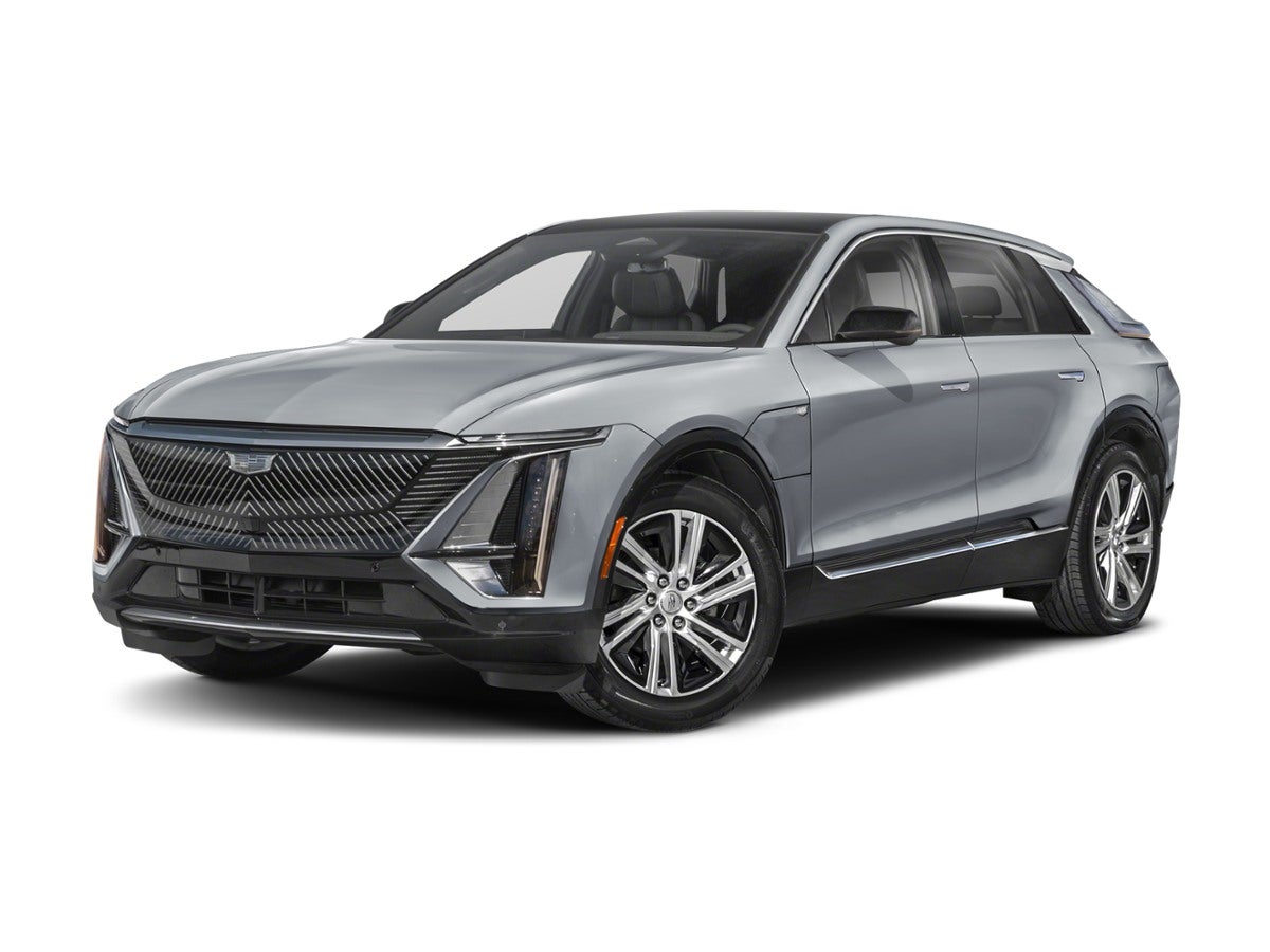 2024 Cadillac LYRIQ Luxury in Nimbus Metallic — front three-quarter view