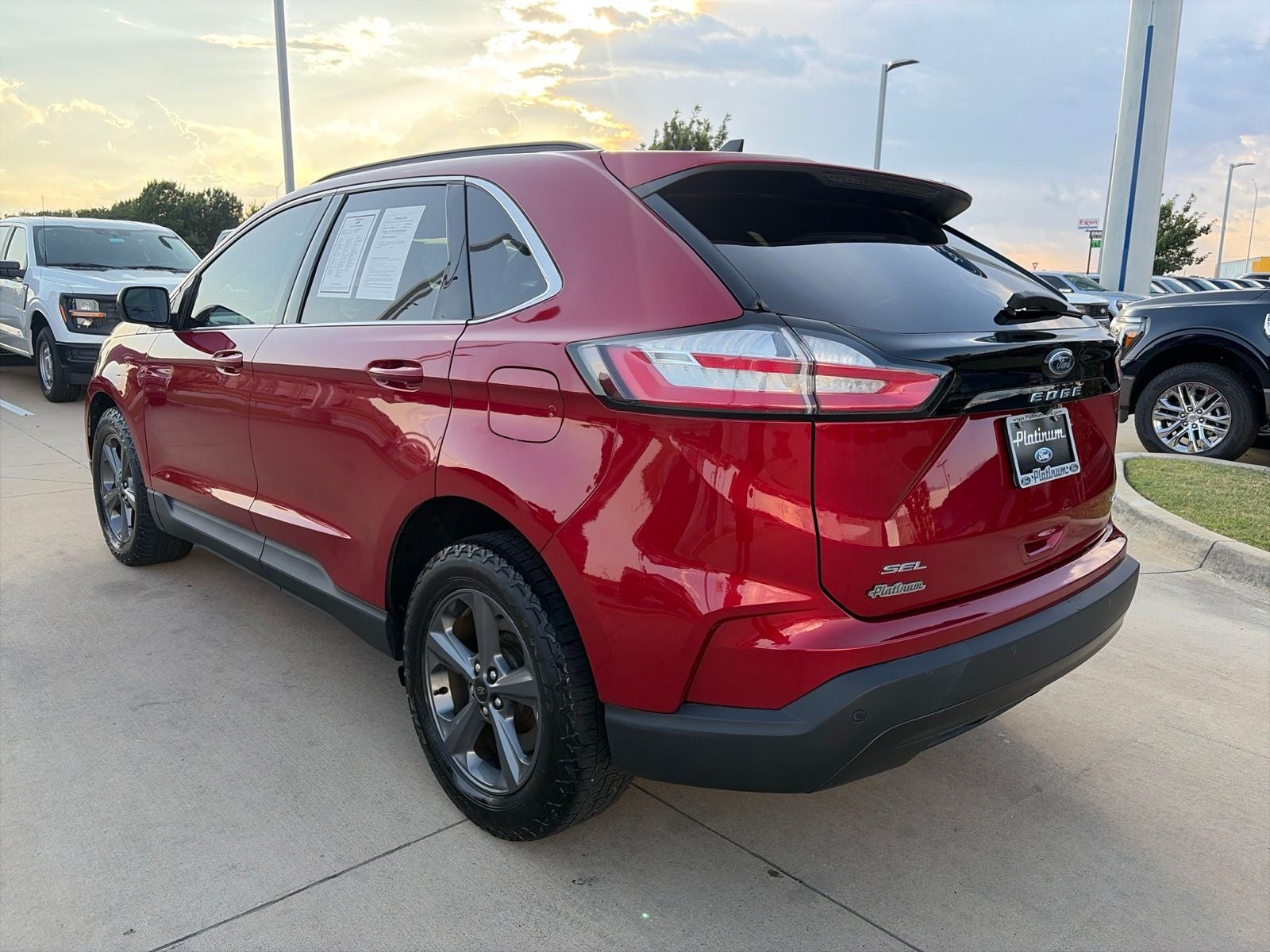 2022 Ford Edge — rear three-quarter view